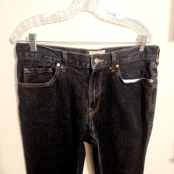 Everlane | Men's Dark Blue Slim Fit Casual Stretch Jeans (Size 33 x 32) - Picture 3 of 14